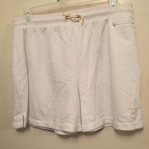 WHITE MENS REEBOK SHORTS